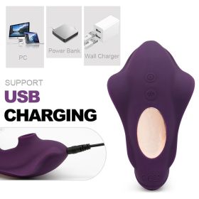 Sucking Wand Wearable Vibe Plug Female Invisiable Vibrating Wearable V+ibrator Medical Silicone Wireless Remote Control Rechargeable M+a+ssager f